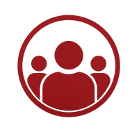 Icono granate de familia, representa Derecho de Familia Icono granate de familia, representa Derecho de Familia